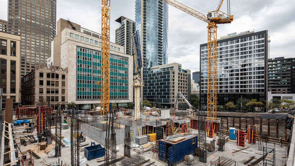 455 René-Lévesque is progressing quickly