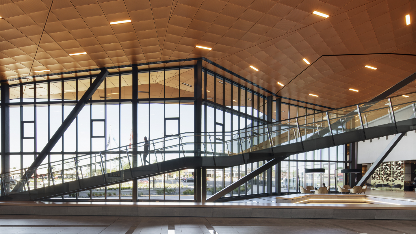 Saint-Hyacinthe convention center winner of three CISC Steel Design awards